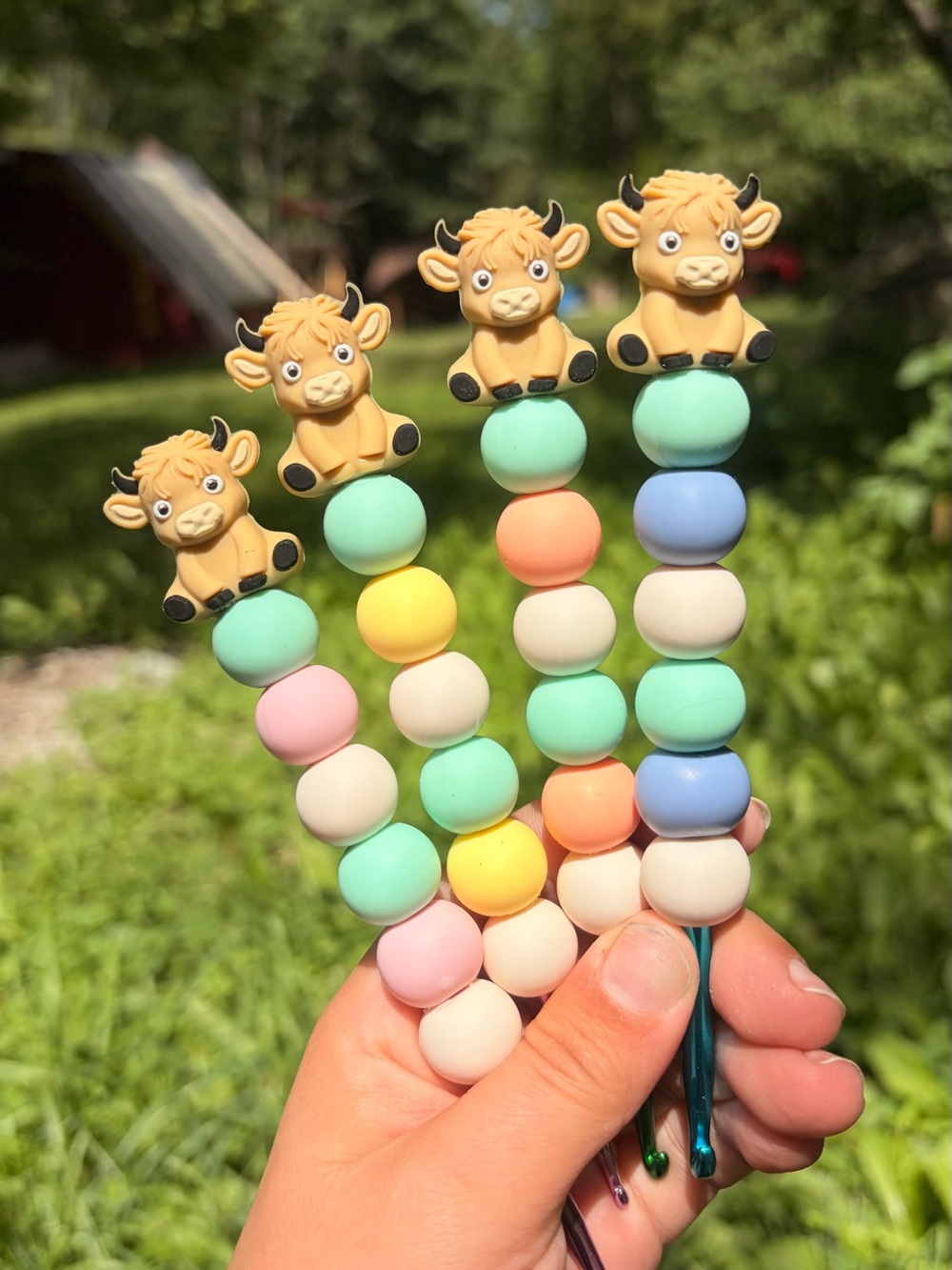 Silicone Bead Crochet Hooks - CUSTOM MADE